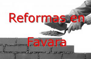 Reformas Valencia Favara